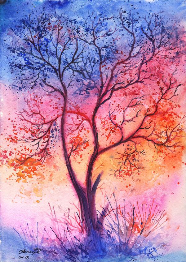 Watercolor Paintings by Anna Armona