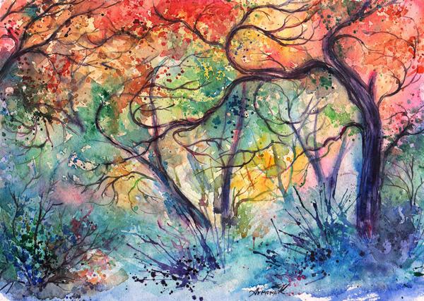 Watercolor Paintings by Anna Armona