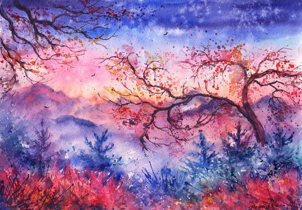 Watercolor Paintings by Anna Armona