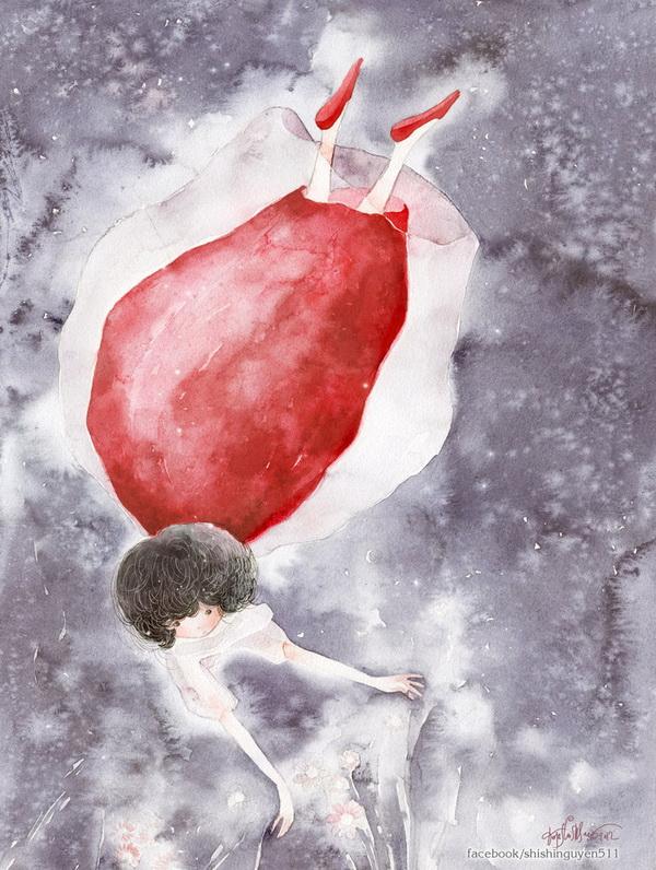 Watercolor Paintings by Nguyenshishi