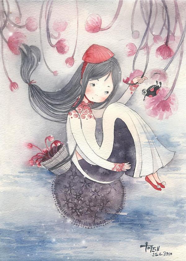 Watercolor Paintings by Nguyenshishi