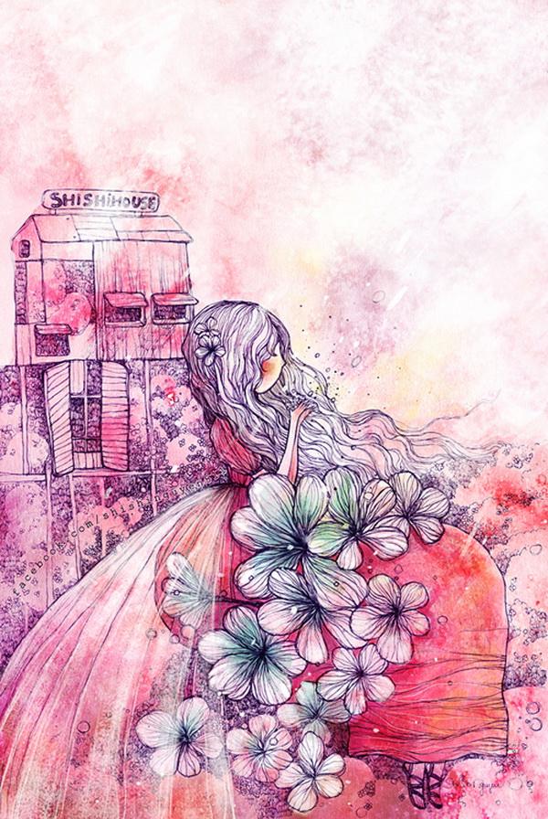 Watercolor Paintings by Nguyenshishi