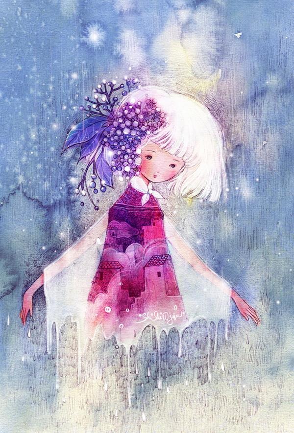 Watercolor Paintings by Nguyenshishi