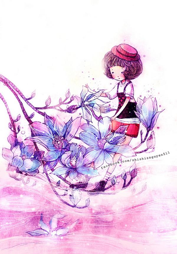Watercolor Paintings by Nguyenshishi