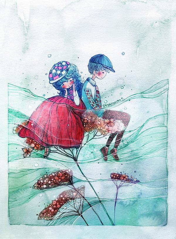 Watercolor Paintings by Nguyenshishi