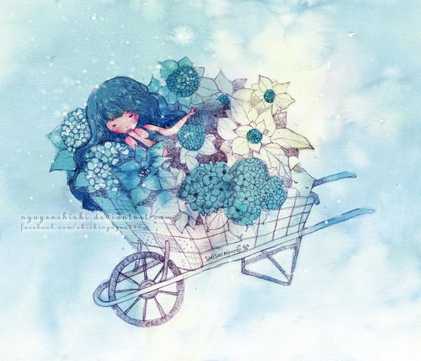 Watercolor Paintings by Nguyenshishi