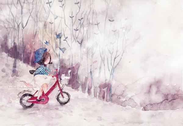 Watercolor Paintings by Nguyenshishi