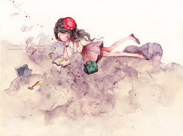 Watercolor Paintings by Nguyenshishi