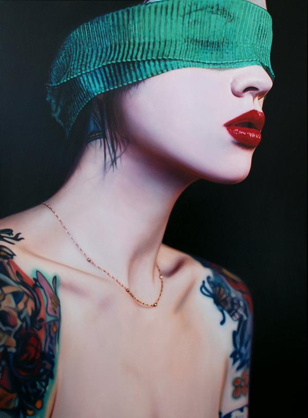 Fashion Portrait Paintings by Philip Muñoz