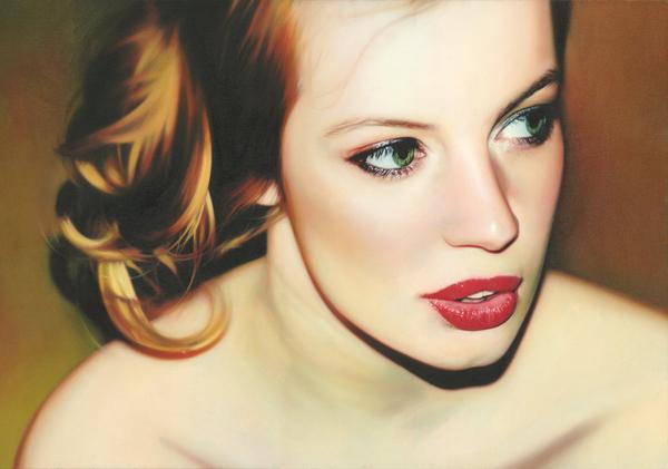 Fashion Portrait Paintings by Philip Muñoz