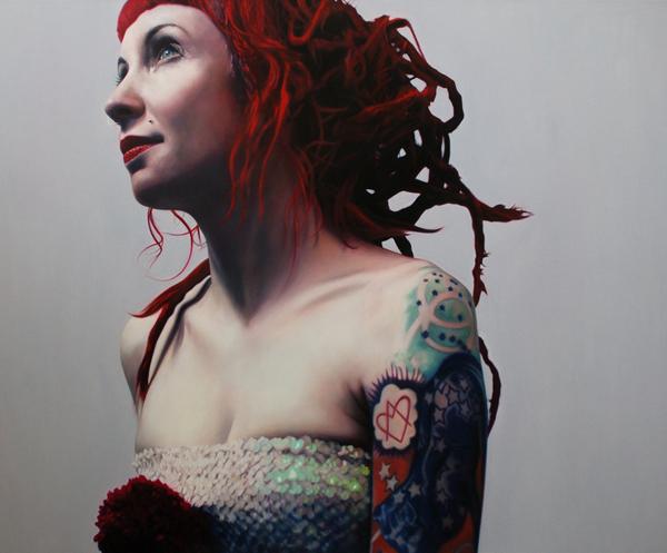 Fashion Portrait Paintings by Philip Muñoz
