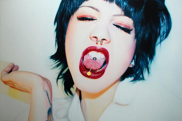 Fashion Portrait Paintings by Philip Muñoz