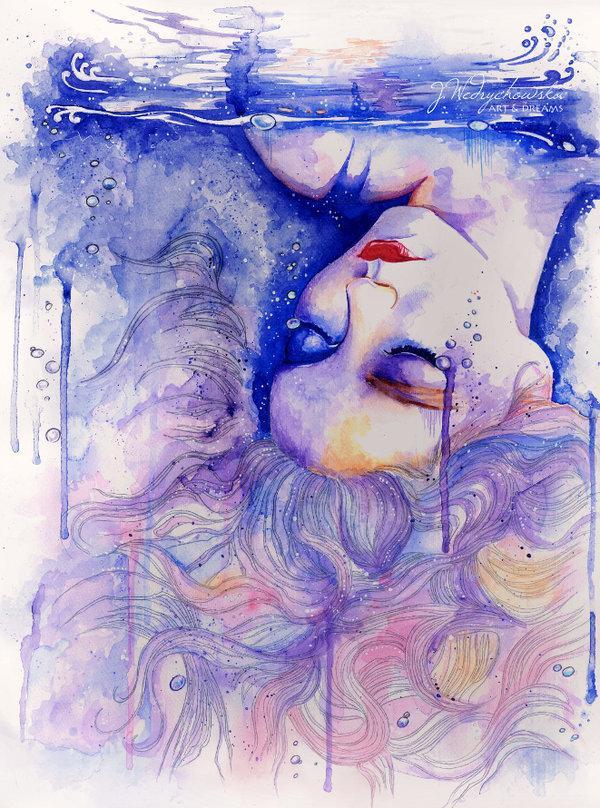 Watercolor Portraits by Joanna Wedrychowska