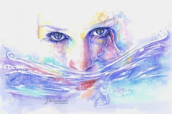 Watercolor Portraits by Joanna Wedrychowska