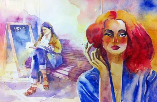 Watercolor Paintings by Alessandro Andreuccetti