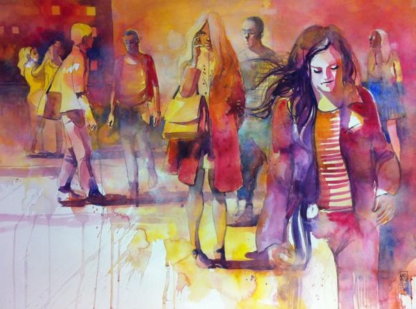 Watercolor Paintings by Alessandro Andreuccetti