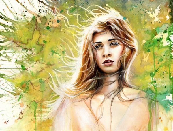 Watercolor Paintings by Tanya Shatseva