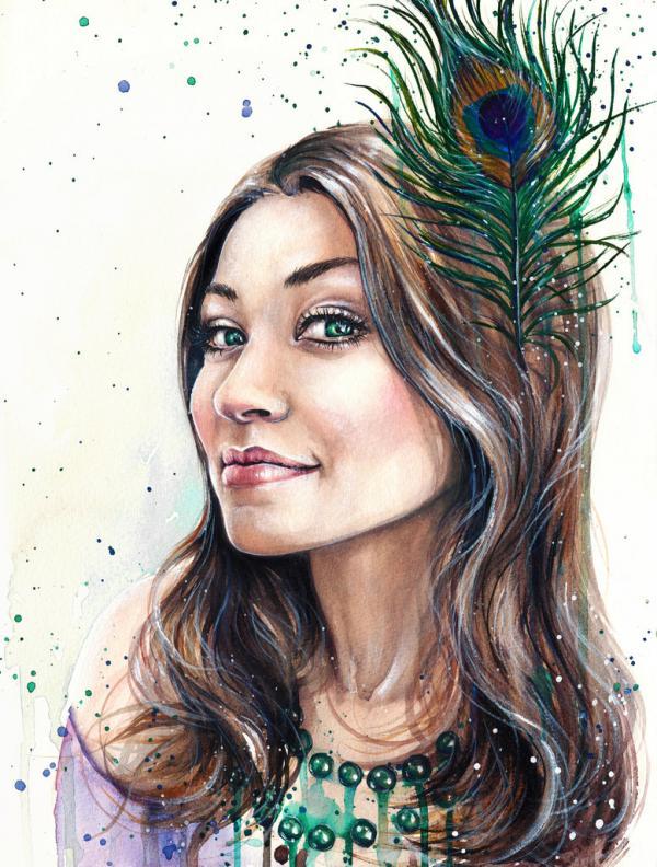 Watercolor Paintings by Tanya Shatseva