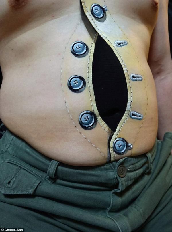 Incredible Body Art by Chooo-San