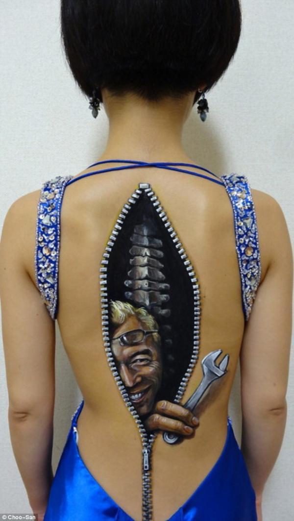 Incredible Body Art by Chooo-San