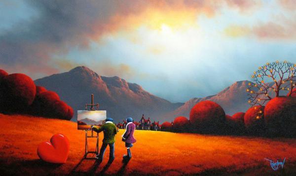 Romantic and Vibrant Paintings by David Renshaw