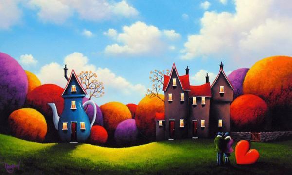 Romantic and Vibrant Paintings by David Renshaw