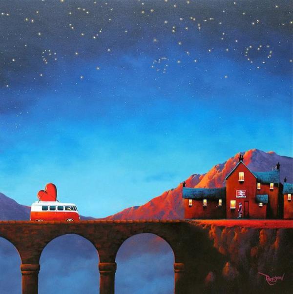 Romantic and Vibrant Paintings by David Renshaw