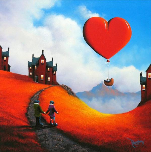 Romantic and Vibrant Paintings by David Renshaw