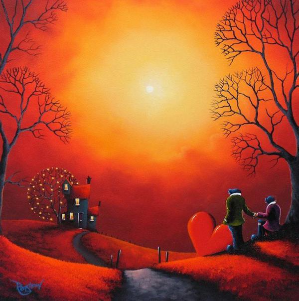 Romantic and Vibrant Paintings by David Renshaw