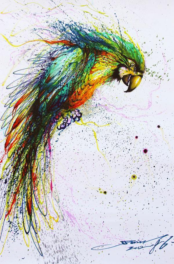 Paintings by Hua Tunan