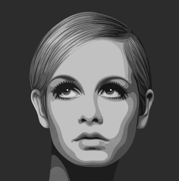 Black and White Paintings by Simon Claridge