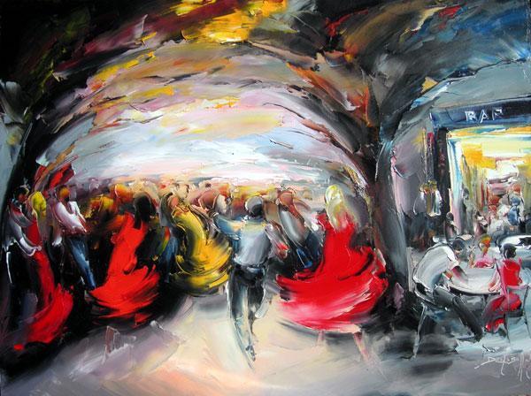 Abstract Oil Paintings by Daniel Densborn