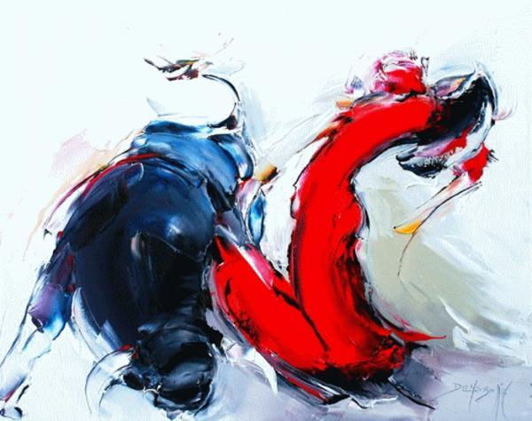 Abstract Oil Paintings by Daniel Densborn