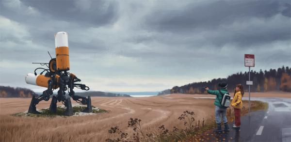 Paintings by Simon Stalenhag