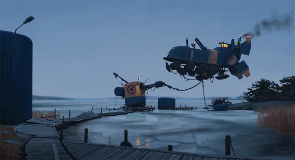 Paintings by Simon Stalenhag