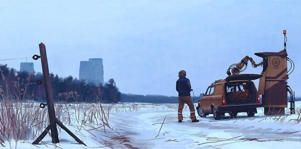 Paintings by Simon Stalenhag