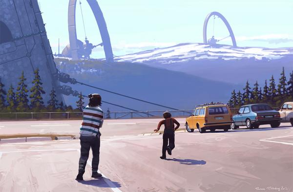 Paintings by Simon Stalenhag