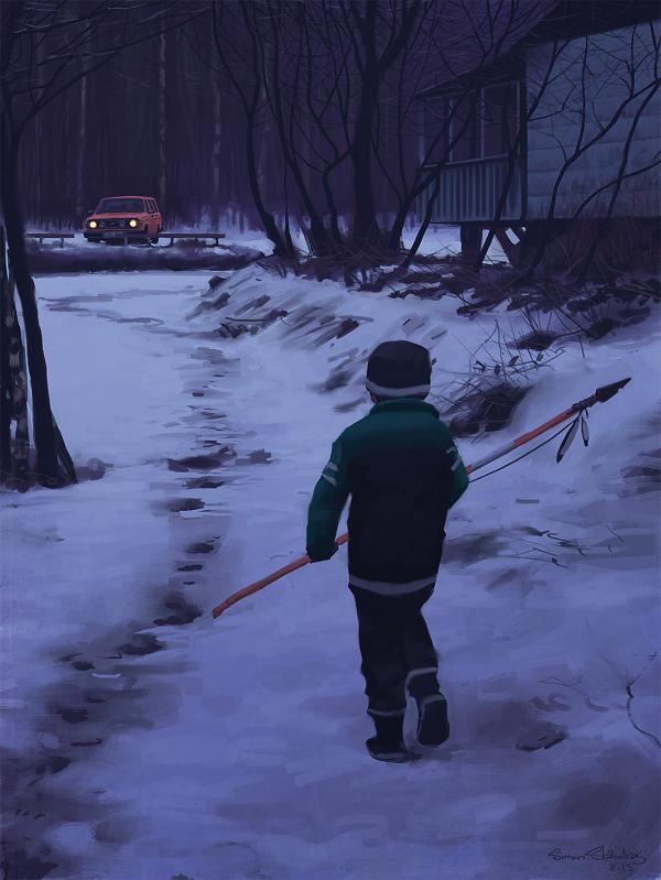 Paintings by Simon Stalenhag