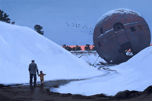 Paintings by Simon Stalenhag