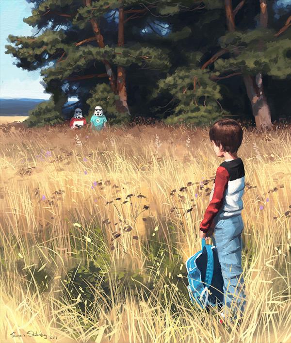 Paintings by Simon Stalenhag