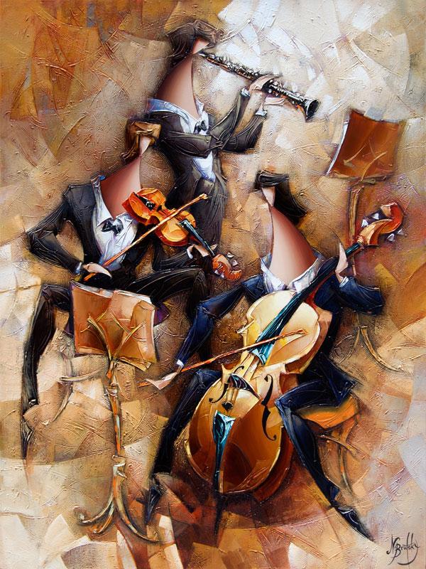Paintings by Nathan Brutsky