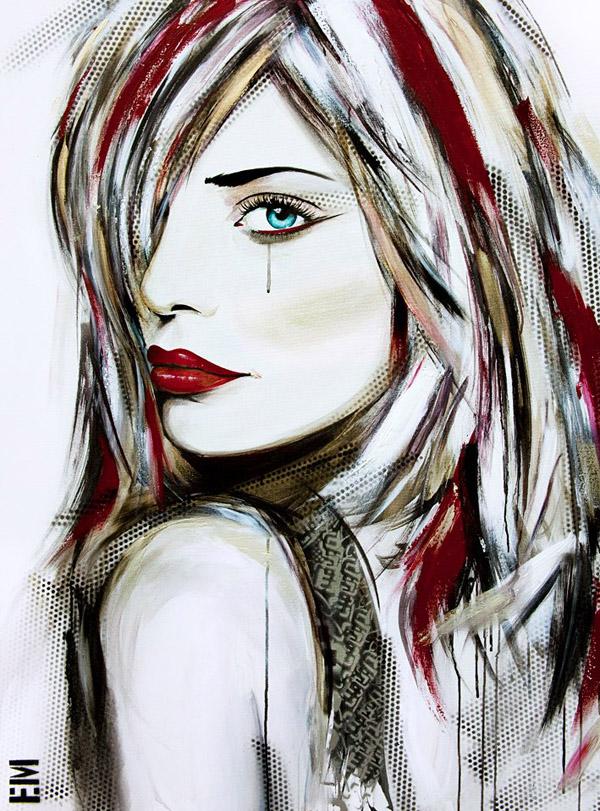 Striking Paintings by Emma Sheldrake