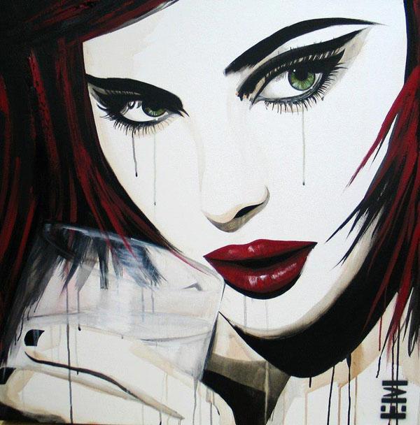 Striking Paintings by Emma Sheldrake