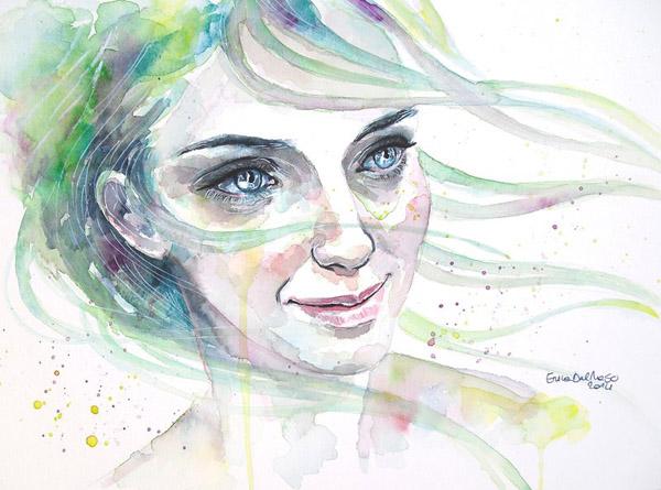 Watercolor Paintings by Erica Dal Maso