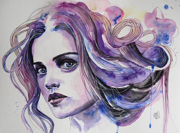 Watercolor Paintings by Erica Dal Maso