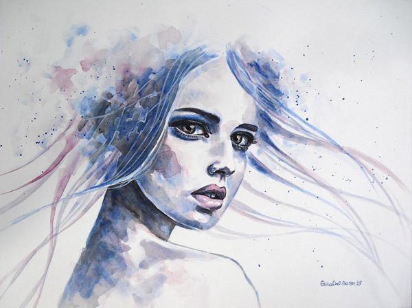 Watercolor Paintings by Erica Dal Maso