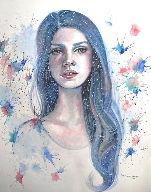 Watercolor Paintings by Erica Dal Maso