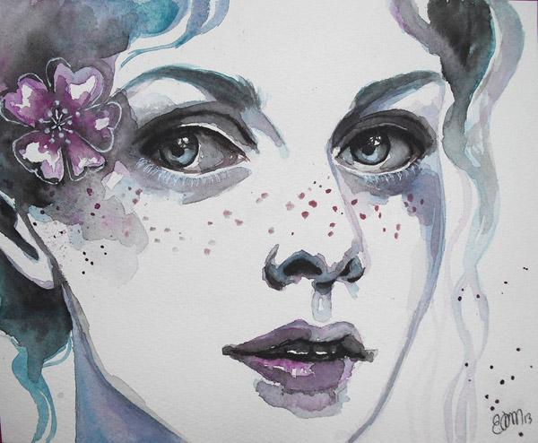 Watercolor Paintings by Erica Dal Maso