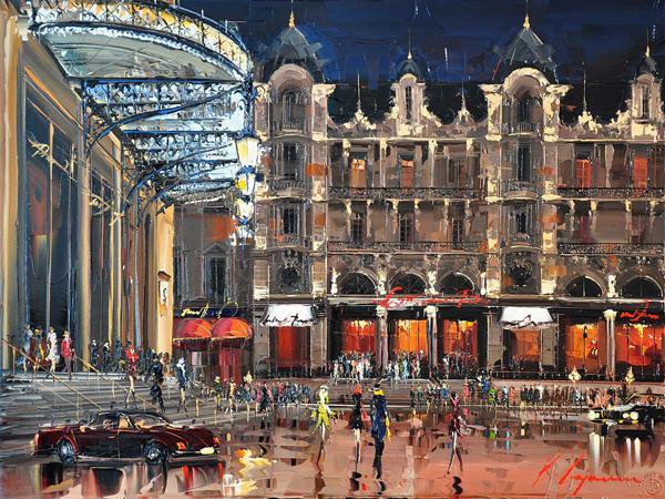 Cityscapes Paintings by Kal Gajoum