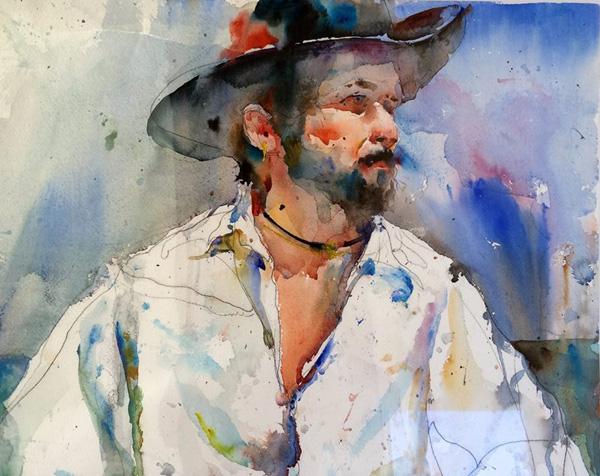 Watercolor Figurative Paintings by Charles Reid